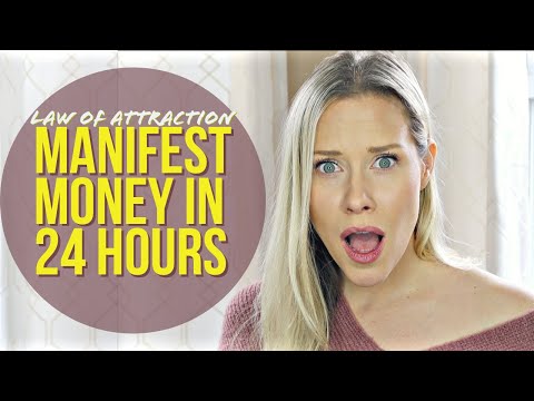 MANIFEST MONEY 24 HOURS OR LESS | Real Results Law of Attraction